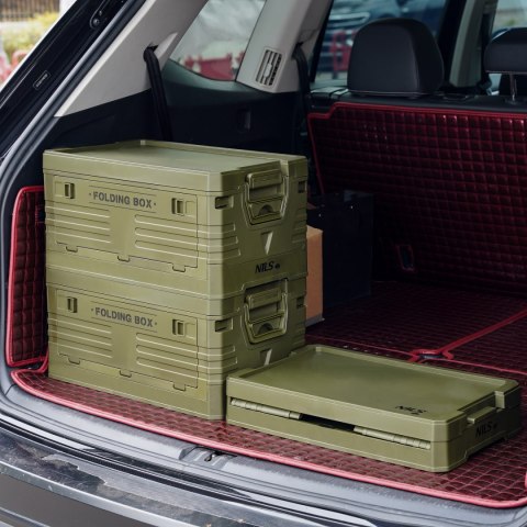 NCB4001 SKŁADANA SKRZYNIA KEMPINGOWA Z POKRYWĄ NILS CAMP