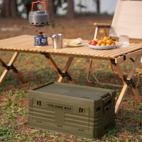 NCB4001 SKŁADANA SKRZYNIA KEMPINGOWA Z POKRYWĄ NILS CAMP