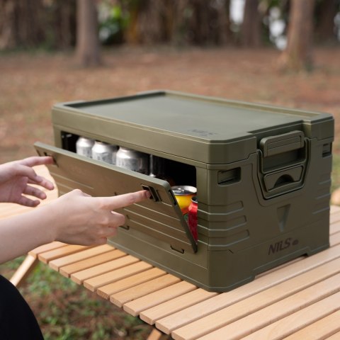 NCB4001 SKŁADANA SKRZYNIA KEMPINGOWA Z POKRYWĄ NILS CAMP