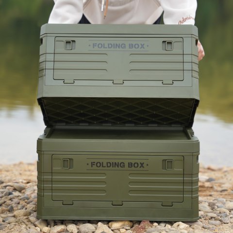 NCB4001 SKŁADANA SKRZYNIA KEMPINGOWA Z POKRYWĄ NILS CAMP