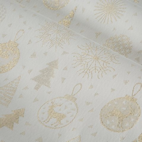 OBRUS FLASH 14 35 X 180 CM KREMOWY