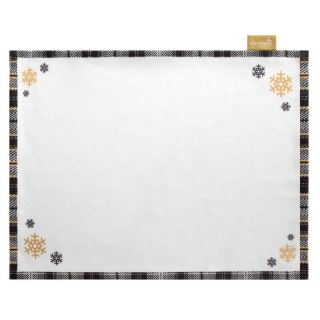 OBRUS ŚWIĄTECZNY ANGEL 30 X 40 CM BIAŁY