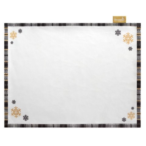 OBRUS ŚWIĄTECZNY ANGEL 30 X 40 CM BIAŁY