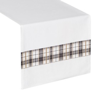 OBRUS ŚWIĄTECZNY ANGEL 40 X 140 CM BIAŁY