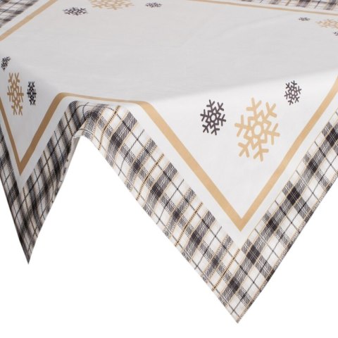 OBRUS ŚWIĄTECZNY ANGEL 85 X 85 CM BIAŁY