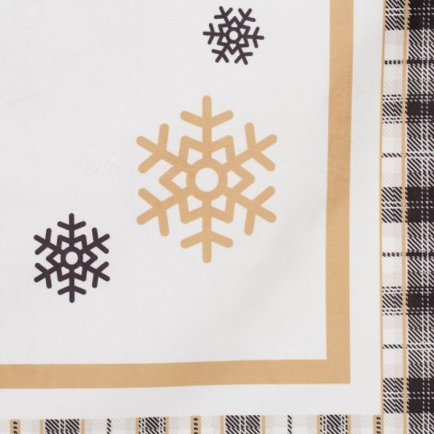 OBRUS ŚWIĄTECZNY ANGEL 85 X 85 CM BIAŁY