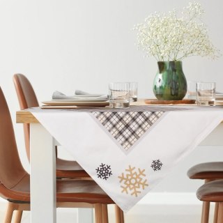 OBRUS ŚWIĄTECZNY ANGEL 85 X 85 CM BIAŁY