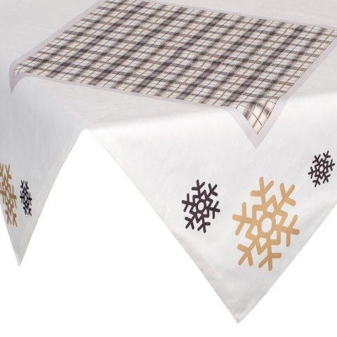 OBRUS ŚWIĄTECZNY ANGEL 85 X 85 CM BIAŁY