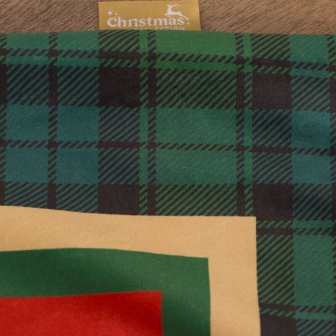 OBRUS ŚWIĄTECZNY CHERRY 85 X 85 CM CZERWONY