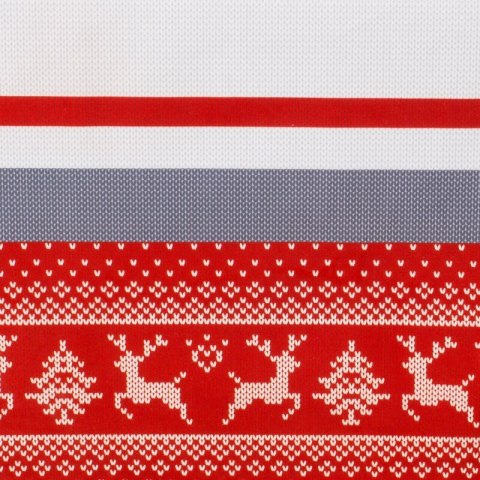 OBRUS ŚWIĄTECZNY NOEL 40 X 140 CM BIAŁY