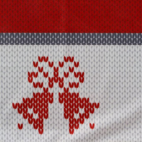 OBRUS ŚWIĄTECZNY NOEL 85 X 85 CM CZERWONY