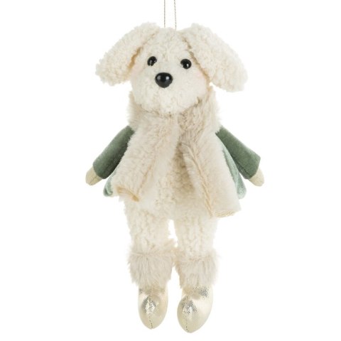 OZDOBA ŚWIĄTECZNA 559 12 X 4 X 19 CM KREMOWY