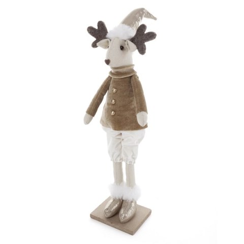Figurka świąteczna uroczy JELEŃ w spodenkach