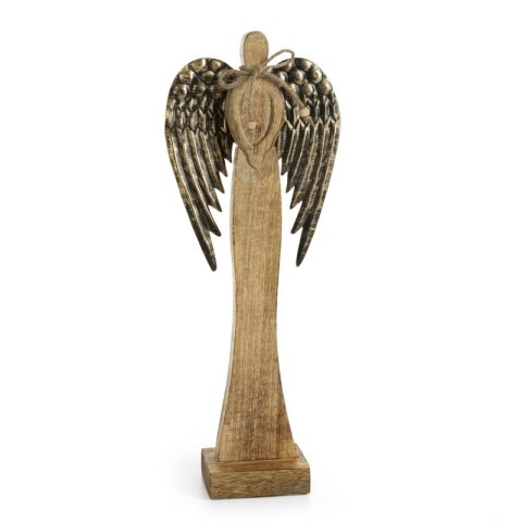 Figurka dekoracyjna świąteczna drewniany ANIOŁEK