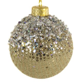 BOMBKA CHOINKOWA O 10 CM ZŁOTY