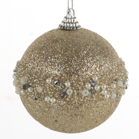 BOMBKA CHOINKOWA O 8 CM SZAMPAŃSKI