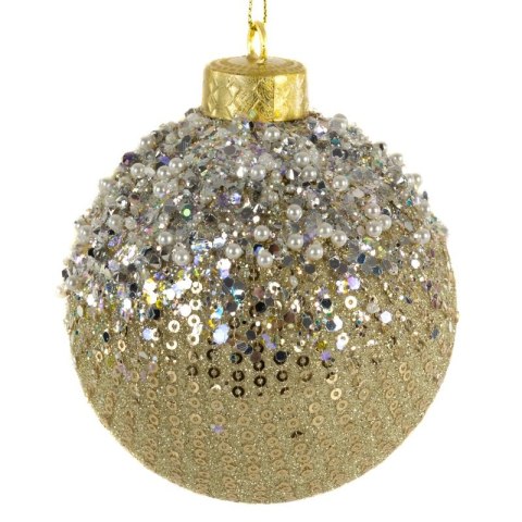 BOMBKA CHOINKOWA O 8 CM ZŁOTY