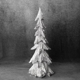 FIGURKA ŚWIATECZNA 189 18 X 16 X 44 CM SREBRNY