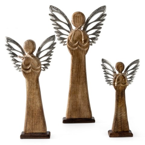 FIGURKA ŚWIATECZNA D9 27 X 5 X 55 CM BRĄZOWY