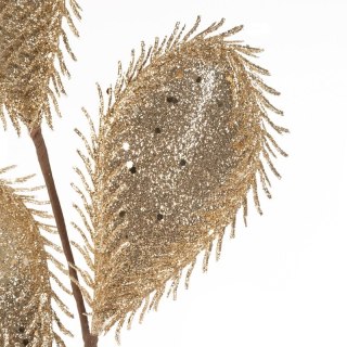 GAŁĄZKA ŚWIĄTECZNA DEKORACYJNA 247 74 X 32 CM SZAMPAŃSKI