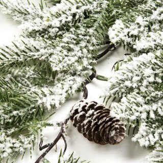 GAŁĄZKA ŚWIĄTECZNA DEKORACYJNA 249 88 X 48 CM ZIELONY