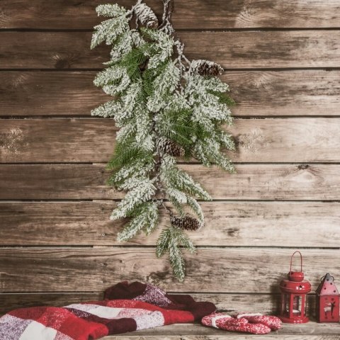 GAŁĄZKA ŚWIĄTECZNA DEKORACYJNA 249 88 X 48 CM ZIELONY