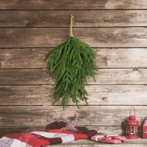 GAŁĄZKA ŚWIĄTECZNA DEKORACYJNA 259 30 X 75 CM ZIELONY