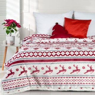 KOC ŚWIĄTECZNY KOC15 150 X 200 CM BIAŁY