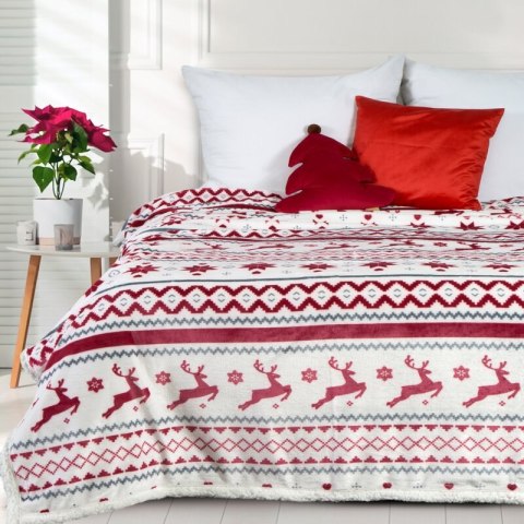 KOC ŚWIĄTECZNY KOC15 150 X 200 CM BIAŁY