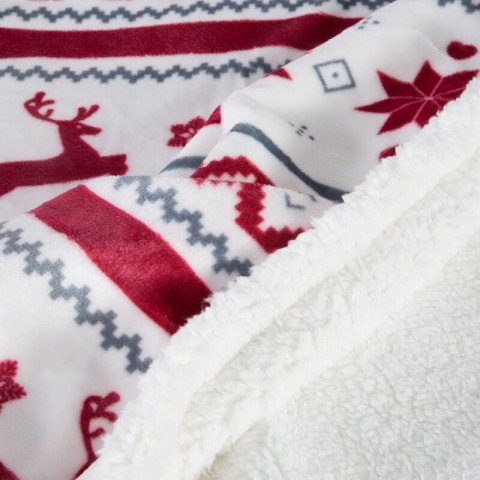 KOC ŚWIĄTECZNY KOC15 150 X 200 CM BIAŁY