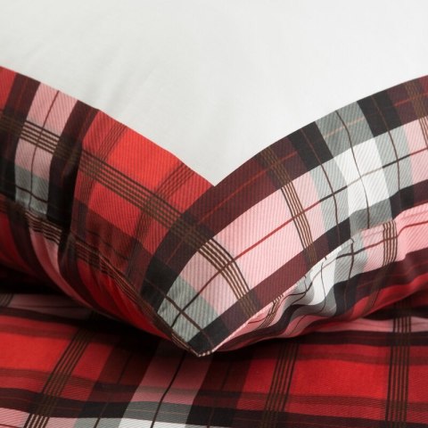 KOMPLET POŚCIELI ŚWIATECZNEJ BLISS 140 X 200 CM CZERWONY