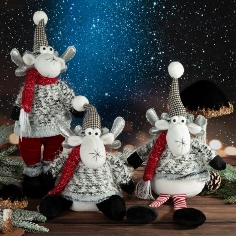 LALKA ŚWIĄTECZNA DEKORACYJNA 20 X 14 X 50 CM CZARNY