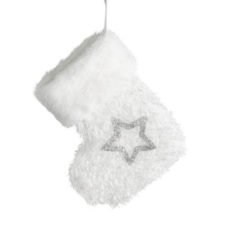 OZDOBA ŚWIĄTECZNA 312 15 X 19 CM BIAŁY