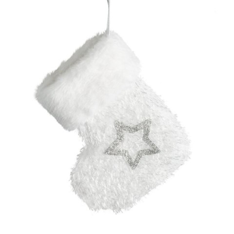 OZDOBA ŚWIĄTECZNA 312 15 X 19 CM BIAŁY