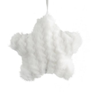 OZDOBA ŚWIĄTECZNA 315 9 X 9 CM BIAŁY