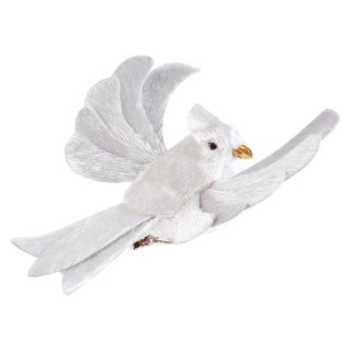 OZDOBA ŚWIĄTECZNA 493 12 X 10 X 7 CM BIAŁY