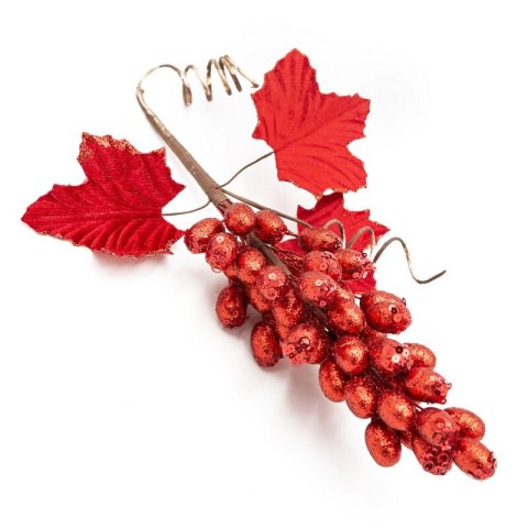 OZDOBA ŚWIĄTECZNA 552 35 X 12 CM CZERWONY