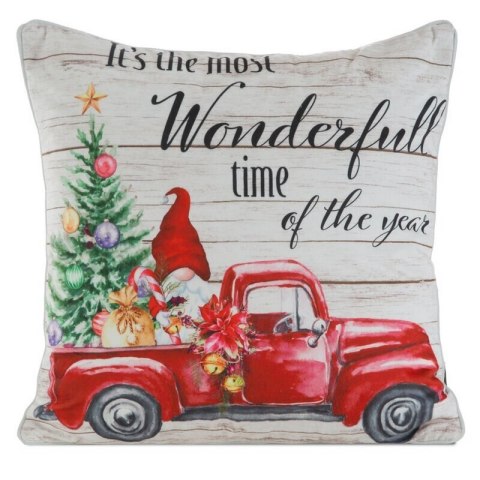 POSZEWKA ŚWIATECZNA 123 45 X 45 CM CZERWONY