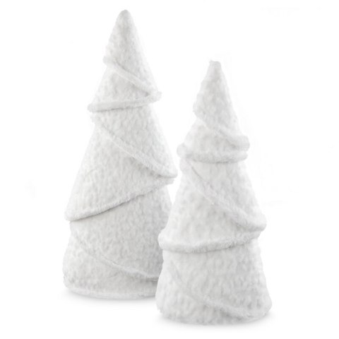 Figurka dekoracyjna świąteczna CHOINKA z lśniącymi drobinkami