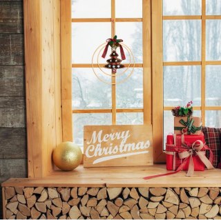 FIGURKA ŚWIATECZNA 142 19 X 2 X 30 CM BRĄZOWY