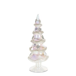 FIGURKA ŚWIATECZNA SZ161C FI 10 X 24 CM TRANSPARENTNY