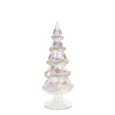 FIGURKA ŚWIATECZNA SZ161C FI 10 X 24 CM TRANSPARENTNY