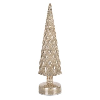 FIGURKA ŚWIATECZNA SZ163 FI 10 X 35 CM JASNOBRĄZOWY