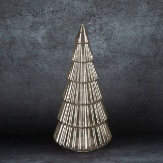 FIGURKA ŚWIATECZNA SZ165 13 X 13 X 30 CM SREBRNY