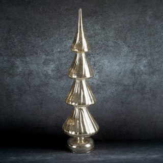 FIGURKA ŚWIATECZNA SZ170C 12 X 12 X 45 CM SREBRNY