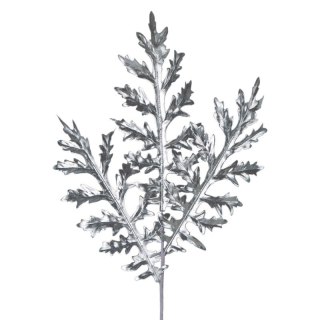 GAŁĄZKA ŚWIĄTECZNA DEKORACYJNA 191 30 X 92 CM SREBRNY