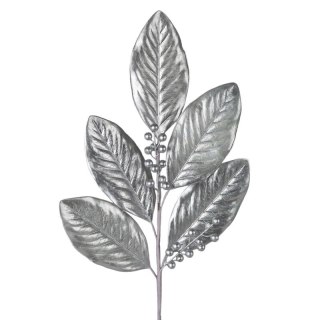 GAŁĄZKA ŚWIĄTECZNA DEKORACYJNA 199 25 X 80 CM SREBRNY