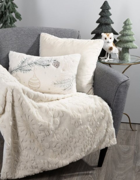 KOC ŚWIĄTECZNY BLINK 150 X 200 CM KREMOWY