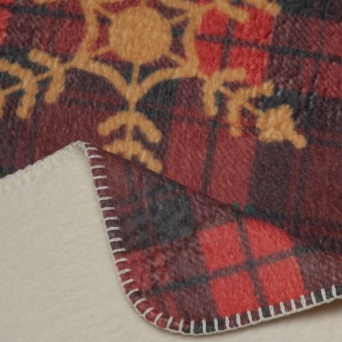 KOC ŚWIĄTECZNY CHERRY 200 X 220 CM CZERWONY