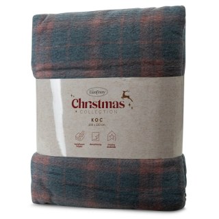 KOC ŚWIĄTECZNY PETER 200 X 220 CM GRANATOWY